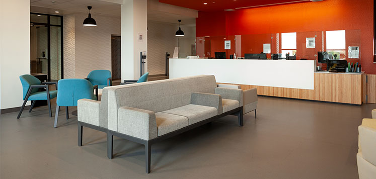 PHMC Health Center on Cedar Lobby side