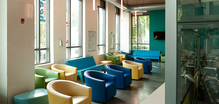 PHMC Health Connection Lobby Alternate angle